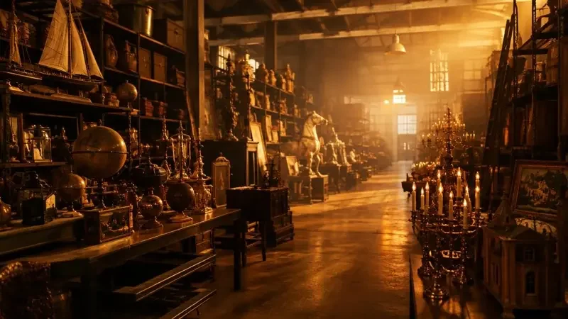 道具仓库探秘:一间屋子装着几十年的旧物 配图